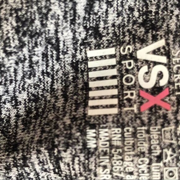 VSX Sport Knockout Capri Leggings Marbled Grey Size Medium High Impact - Picture 6 of 13